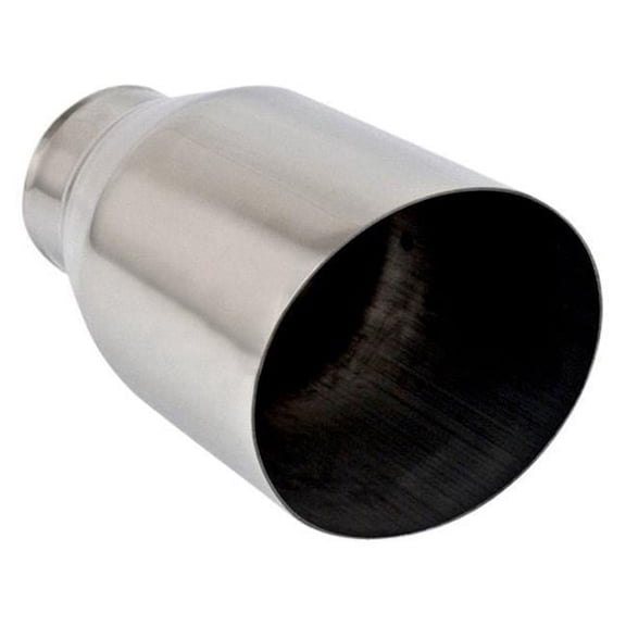 2.50 in. ID x 4.50 in. OD Slanted Stainless Steel Exhaust Tip