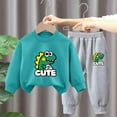 thumbnail image 2 of Kogui Kids Sweatsuit Boy's Hooded Tracksuit Pullover Sweatshirt Jogging Pants Set 2 Pieces Sweatsuit 5T 6T (P,5-6 Years), 2 of 3