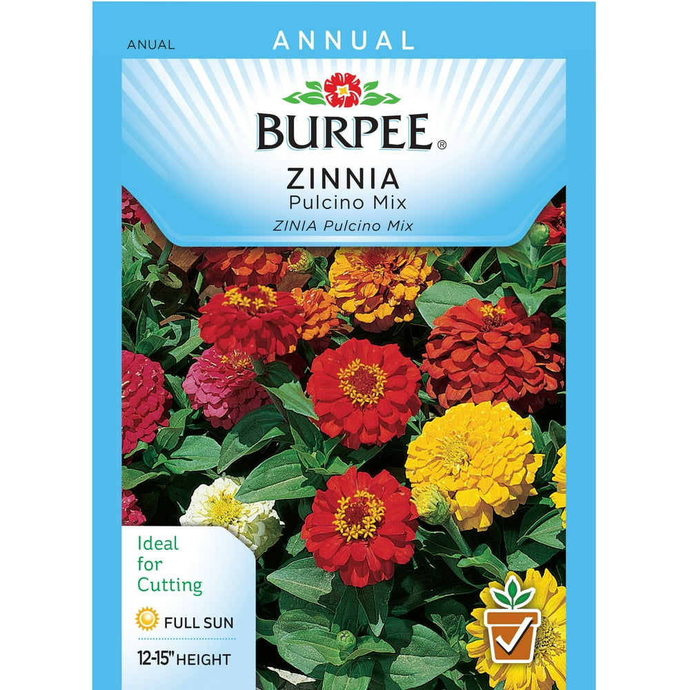 BurpeeZinnia, Pulcino Mix Seed Packet