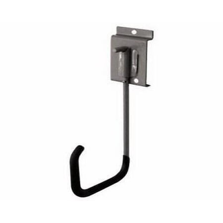 

Crawford 8 in. L Powder Coated Black/Silver Steel Utility Hook 50 lb. cap. 1 pk
