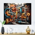 thumbnail image 2 of Designart "Constructivism Industrial Euphony II" Constructivism Metal Art Print, 2 of 5
