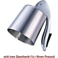 thumbnail image 5 of Tapón de vino para botellas de vino abiertas, protector de tapón de vino de acero inoxidable (Plata-2), 5 of 5
