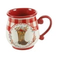 thumbnail image 4 of The Pioneer Woman Novelty Gingham 16 oz Multi-Color Stoneware Mugs, Set of 4, 4 of 6