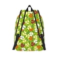 thumbnail image 2 of Lsque St. Patrick's Day3 Pattern Canvas Daypack, Durable Backpack, High-quality Versatile Backpack,Vintage Compact Backpack-Small, 2 of 6