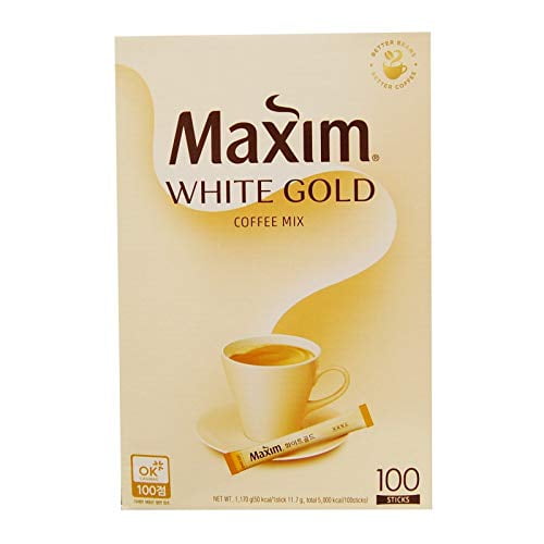 KFoods Korean Dongsuh Maxim White Gold Instant Coffee 100pks