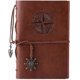 thumbnail image 1 of Leather Journal Notebook,Vintage Spiral Notebook Refillable Daily Planner Embossed Travel, 1 of 4