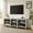 Whitewash, variant on Ronin 69" Low Profile Tv Stand Black
