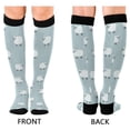 thumbnail image 4 of FORMRS Womens Knee High Socks Casual Long Thick Travel Daily Wear, 1 Pair, Simple Sheep Pattern, 4 of 6