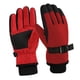 thumbnail image 3 of Guantes de invierno para niños, guantes interiores de felpa, guantes gruesos resistentes al viento para clima frío, guantes de esquí para niños, niñas , Rojo CUTICAT Guantes de invierno, 3 of 8