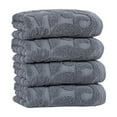 thumbnail image 3 of Ozan Premium Home  100% Genuine Turkish Cotton Patchouli Hand Towels (Set of 4) Taupe, 3 of 5
