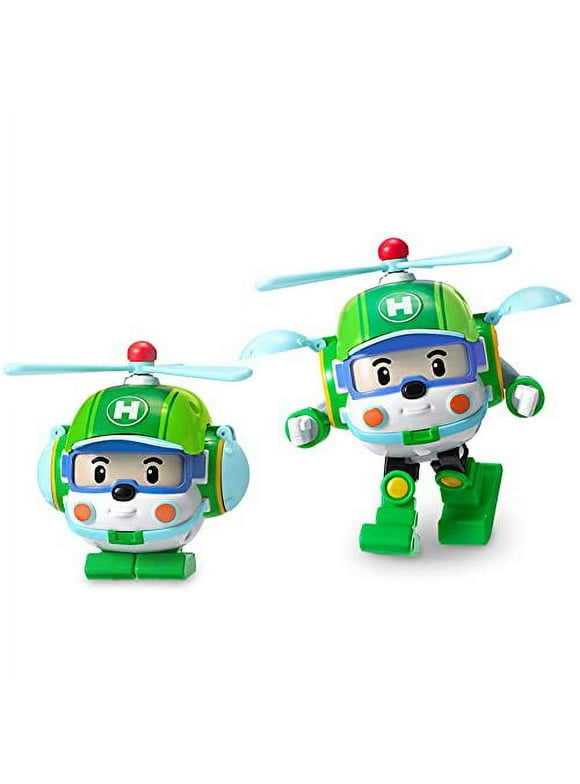 Helly Robocar Poli Transforming Robot, 4" Tramsformable Action Toy Figure Action Figure Vehicles