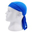 thumbnail image 6 of Opvise Solid Color Breathable Motorcycle Wrap Biker Hat Unisex Headscarf Bandana Cap, 6 of 6