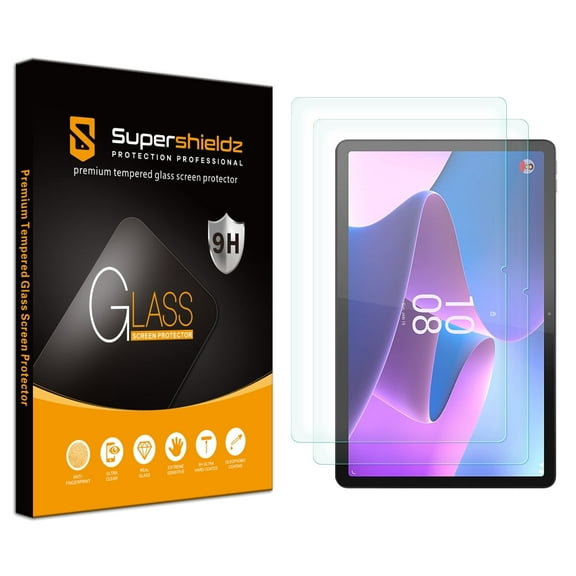 (2 Pack) Supershieldz Designed for Lenovo Tab P11 Pro (2nd Gen) Screen Protector, (Tempered Glass) Anti Scratch, Bubble Free