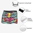 thumbnail image 6 of Bingfone Trendy Colorful Pineapples Men's Underwear - Casual Stretch Boxer Briefs-Medium, 6 of 7