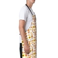thumbnail image 3 of Lsque Gnomes Autumn Harvest Waterproof Apron Chef Aprons for Men Heavy Duty Chemical Work Apron Extra Long Grilling Aprons with Adjustable Bib Apron, 3 of 9