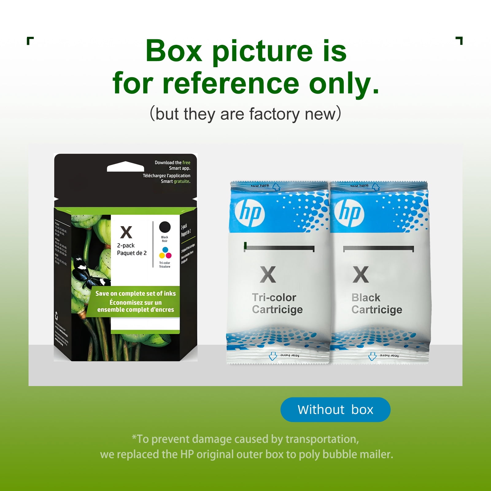 64 Black Ink Cartridges for HP 64 Ink Cartridges Combo Pack Compatible for HP Printer Ink 64 (2 Black) Printer
