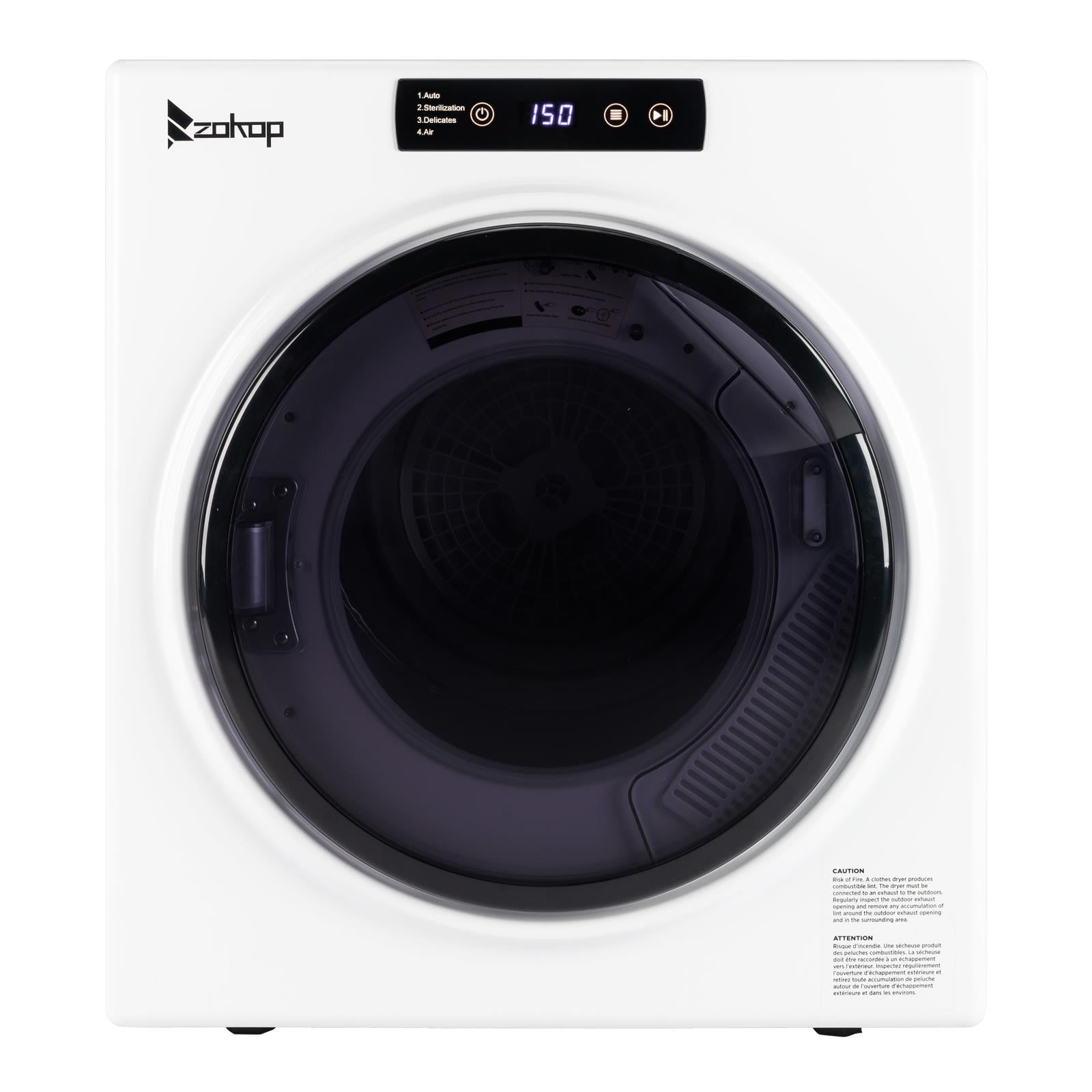 BaytoCare 3.5 cu ft Portable Compact Electric Dryer, White