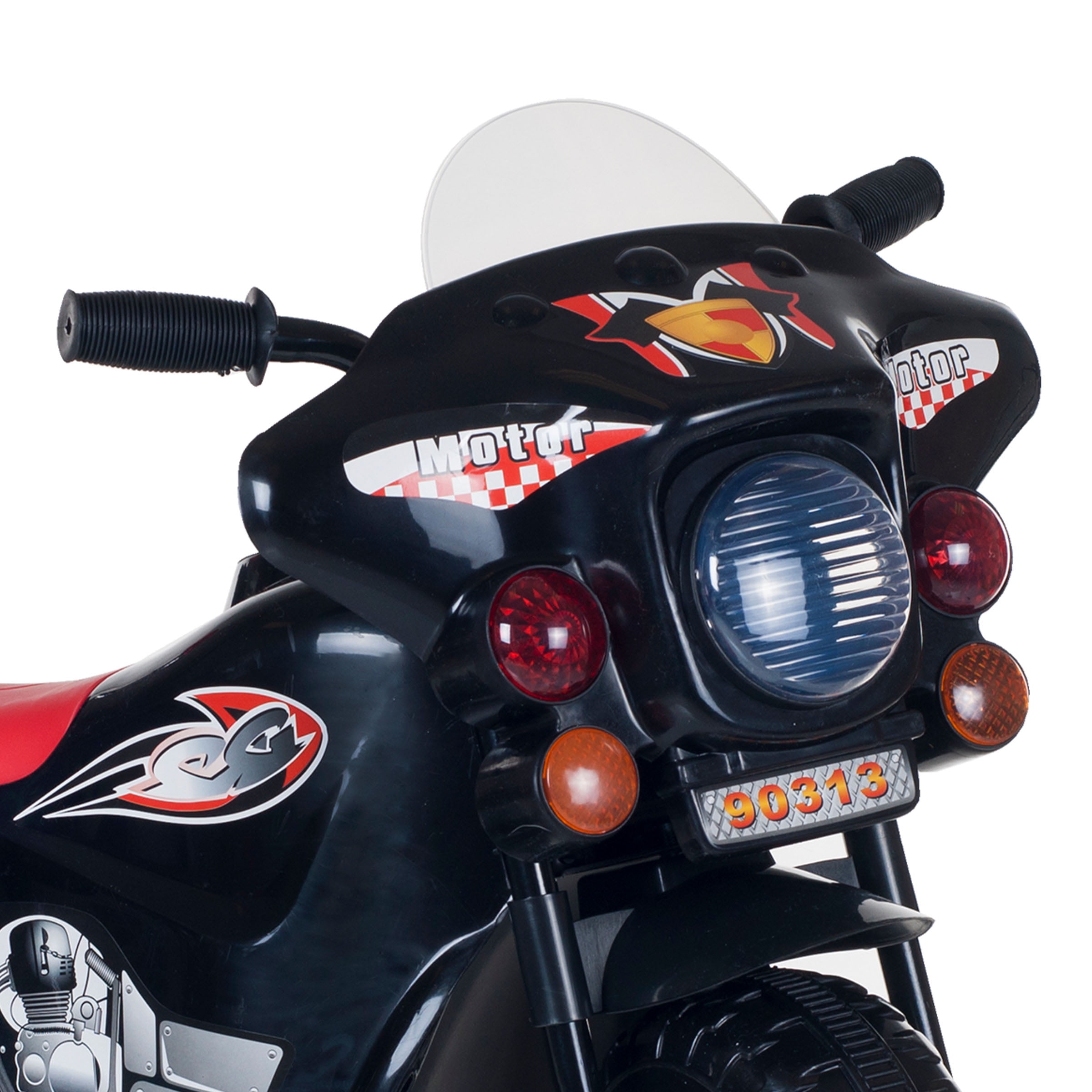 3 Wheel Motorcycle Battery Powered Ride On Toy for Kids by Hey! Play!