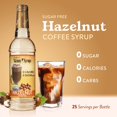 Jordan's Skinny Syrups Sugar Free Coffee Syrup, Hazlenut Flavor Drink