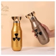 thumbnail image 4 of Termo Acero Inoxidable 500 Ml  Con Aislamiento Al Vacío Conserva Frío 6 Horas Y Calor 4 Horas Termo Portátil Antifugas Para Agua Y Bebidas, Ideal Gym, Viaje Y Uso Diario Dorado, 4 of 4