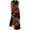 Black, variant on ICHUANYI Women's Long Dress Floral Print Sleeveless Casual Pocket Maxi Dresses Spring Summer Fashion 2024