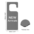 thumbnail image 2 of Uxcell 9.84" Door Hanger Sign Engraved Acrylic Sign Door Tag for Store Shop Dark Grey, 2 of 6