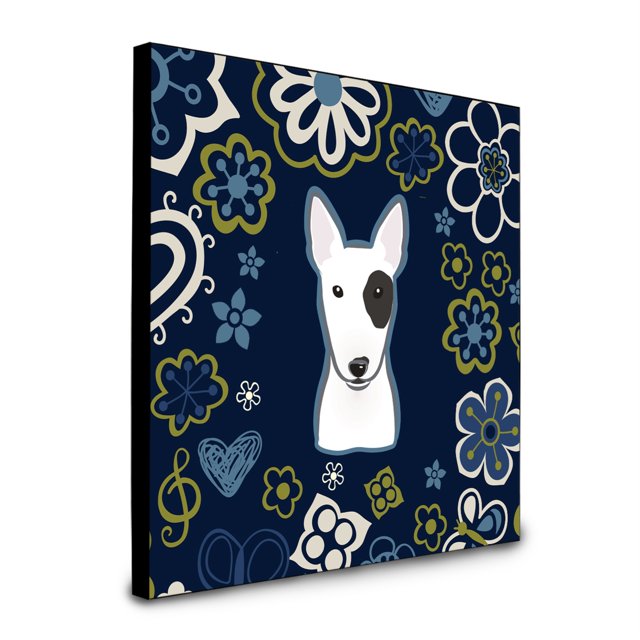 "Treasures Blue Bull Terrier Panel decoración de pared, multicolor" Caroline's Treasures BB5060UP88