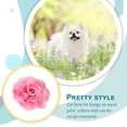 thumbnail image 3 of Pajarita para gatos Cateissary flores perla Gasa rosado suministros para mascotas Decoración, 3 of 6