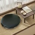 thumbnail image 6 of Kugisaki Round Leather Chair Cushion Solid Color, Thick No Slip Back Chair Pad Round Stool Butt Pad Waterproof Stool Cushion, 11.81x11.81in, 6 of 6