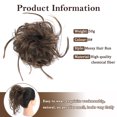 thumbnail image 2 of MORICA Tousled Updo Messy Bun Hair Piece Extension with Elastic Rubber Band Synthetic Scrunchies Ponytail for Women, 2 of 5