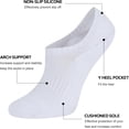 thumbnail image 2 of Jtbuh XLY Women's Cushion Sweat-absorbent Breathable Soft Athletic No Show Socks, 2 of 7
