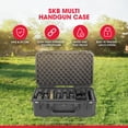 thumbnail image 2 of SKB Multi Hand Gun Case, 6 Gun Capacity, Custom Foam Interior, Waterproof, Black, 2 of 9