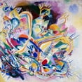 thumbnail image 2 of Kandinsky, Wassily 15x15 White Modern Wood Framed Museum Art Print Titled - Improvisation Painting, 2 of 4
