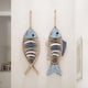 thumbnail image 4 of Decoración de Pared de Peces de Madera, Decoración de Peces Náuticos Antiguos, Decoración de Pared de Peces Tallada una Mano, para Tema de Playa Mediterránea B, 4 of 5
