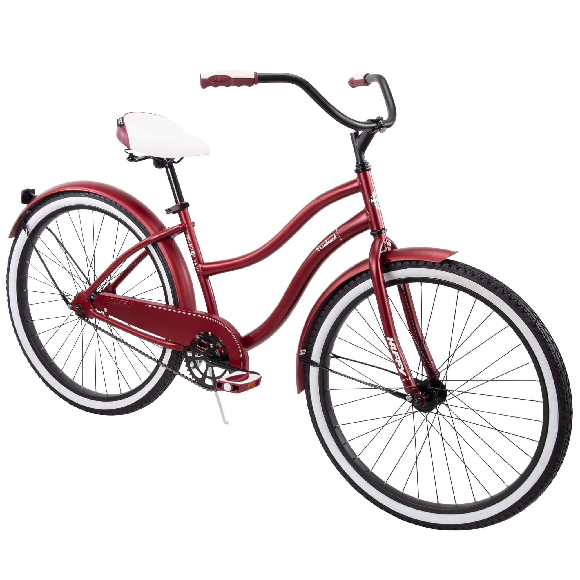 red women's cruiser bike