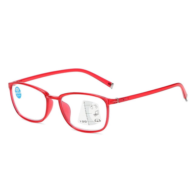 Gafas de lectura para hombres, gafas de lectura con zoom inteligente anti luz azul para mujeres, gafas de lectura multienfoque de doble uso