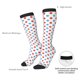 thumbnail image 4 of Fotbe Red Blue Polka Dots Calcetas Divertidas Estampadas para Hombre y Mujer, Calcetas de Algodón hasta la Rodilla para Caminar, Correr, Enfermería y Embarazo, 4 of 6
