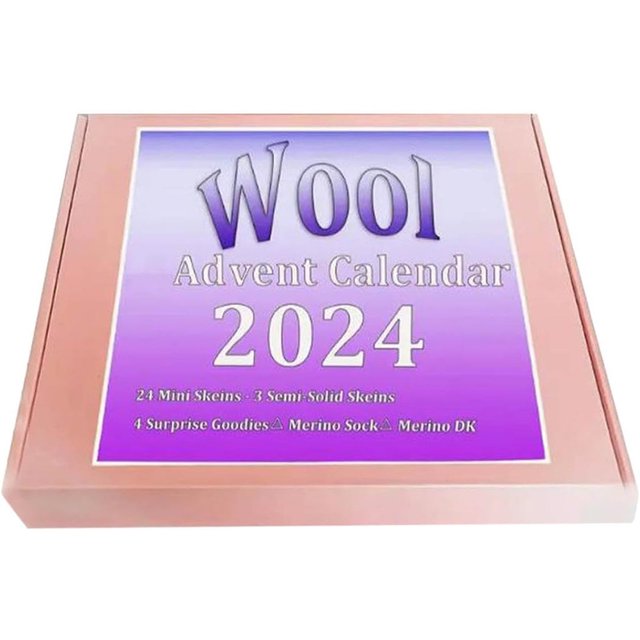 Calendario Adviento Hilo Yule Ganchillo Lana 2024