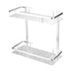 thumbnail image 4 of Estante de almacenamiento Vhermosa Aluminio montado en la pared 2 niveles cocina baño, 4 of 8