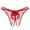 Z01 Red, variant on Panties for Women,Lace Low Waist Seamless Transparent Mesh Thong Underwear For Women Strappy T Pants No Wear Design,Womens Underwear,Purple,One Size