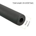 thumbnail image 2 of Uxcell 3/4"(19mm) ID 45mm OD 2m Long Cover Pipe Insulation Foam Tubing Black, 2 of 5