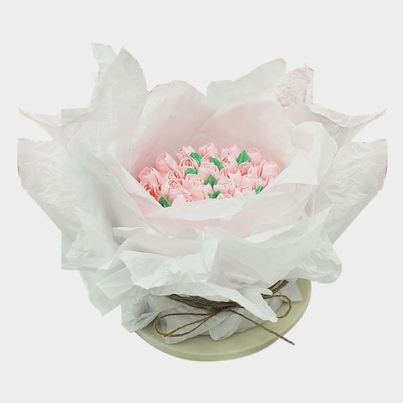 Soimiss White Tissue Wrapping Paper Unbuffered for Packaging 100Pcs
