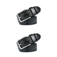 thumbnail image 4 of relayinert Classy And Durable PU Belt For Men Wear-resistant And Fine Workmanship Coffee Black 110cm 2Set, 4 of 6
