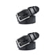 thumbnail image 3 of Cinturón Masculino Sonducket PU Negro 120cm 2Conjunto, 3 of 6