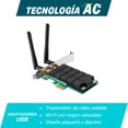 thumbnail image 3 of TP-Link Tarjeta de Red Archer T4E, 867Mbit/s PCI Express, 2 Antenas, Wi-Fi 5, 3 of 3
