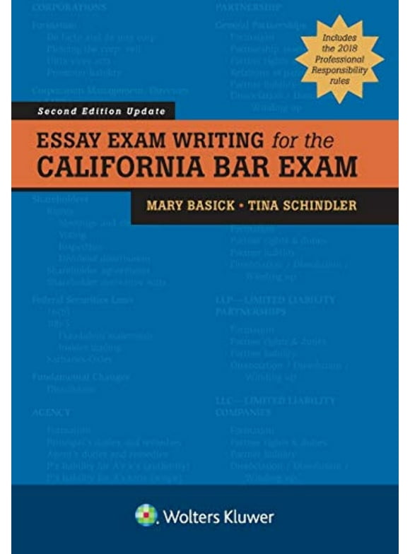 Bar Review: Essay Exam Writing for the California Bar Exam (Paperback)