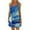 D Sky Blue, variant on SHOPESSA Women's Beach Dress Bikini Beachwear Coverups Casual Vacation Short Summer Halter Dresses