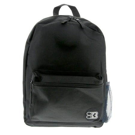 New 401317  16 Inch Black Basic Backpack (12-Pack) Backpacks Cheap Wholesale Discount Bulk Backpack Bags & Luggage Backpacks Pens