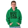 thumbnail image 4 of Best Dad Ever Cool Fathers Day Gift Men's Big & Tall Graphic Hoodie Brisco Brands 5X, 4 of 4