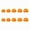 color:orange,Orange, variant on 10Pcs Silicone Ear Tips for Beats PowerBeats Pro2 True Wireless Earbuds Eartips Tips Headphones Earplugs